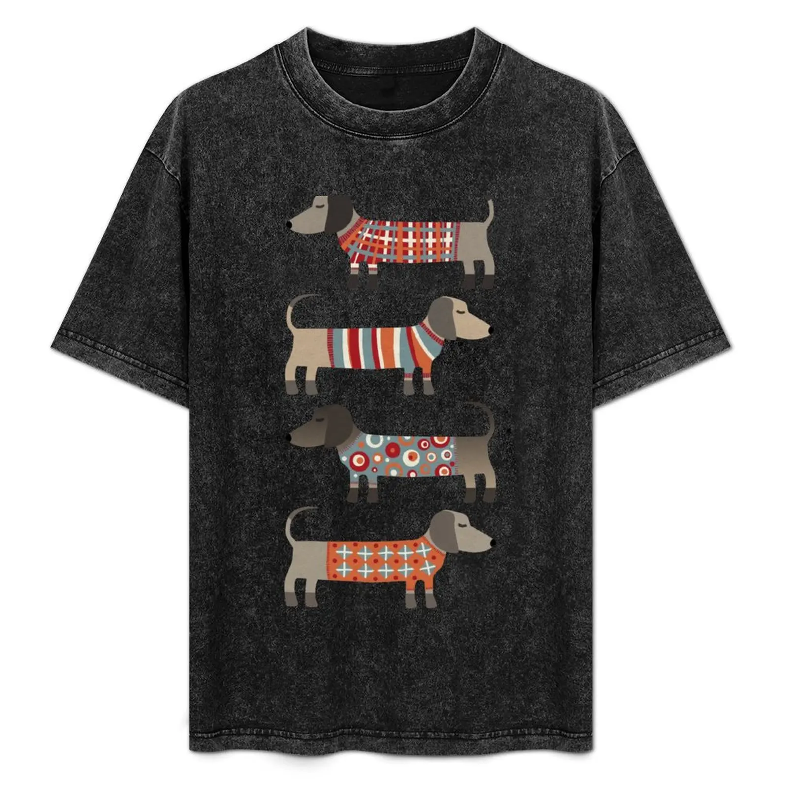 

Sausage Dogs in Sweaters T-Shirt tshirts personalised customizeds blanks men clothing