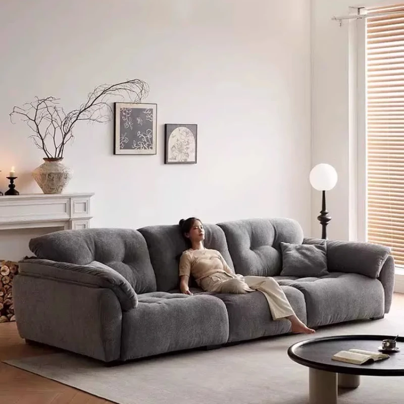 Outdoor Nordicliving Room Sofas Lounge Lounge Lazy Minimalist Comfortable Garden Sofas Relaxing Cheap Divano Home Furniture
