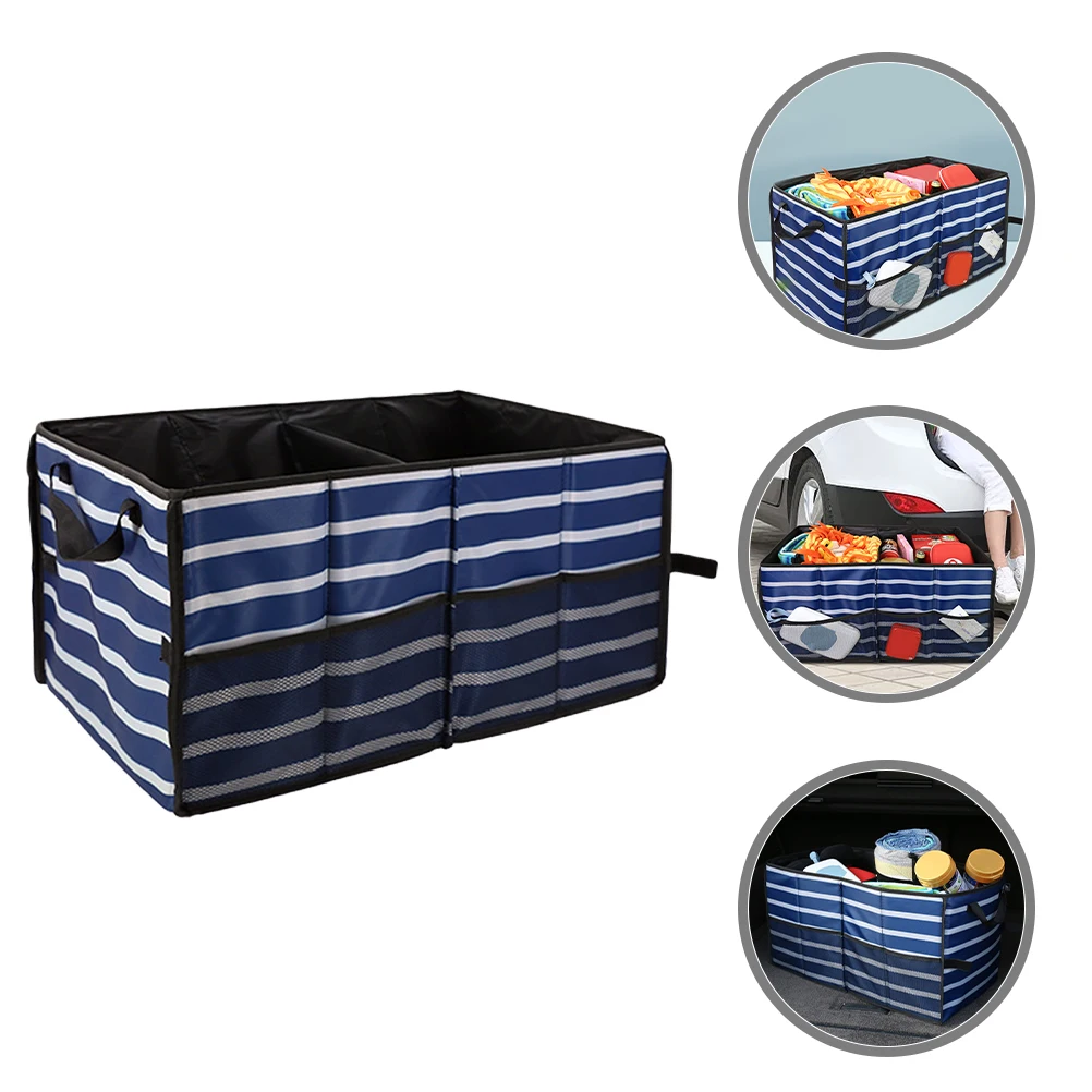 

Car Storage Box Camp Trunk Accessories for High Capacity Bed of Truck Organizer Camping Oxford Cloth Auto Suv Girl