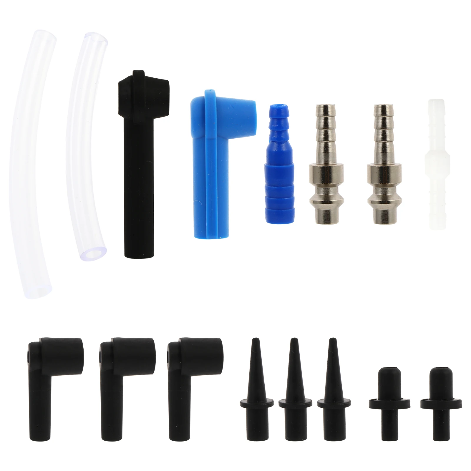 

16 Pcs Brake Fluid Connector Tool Cars Bleeder Quick Replacement Deflation Kit Fitting Car Accessories Oil Bleeder Exchange Tool