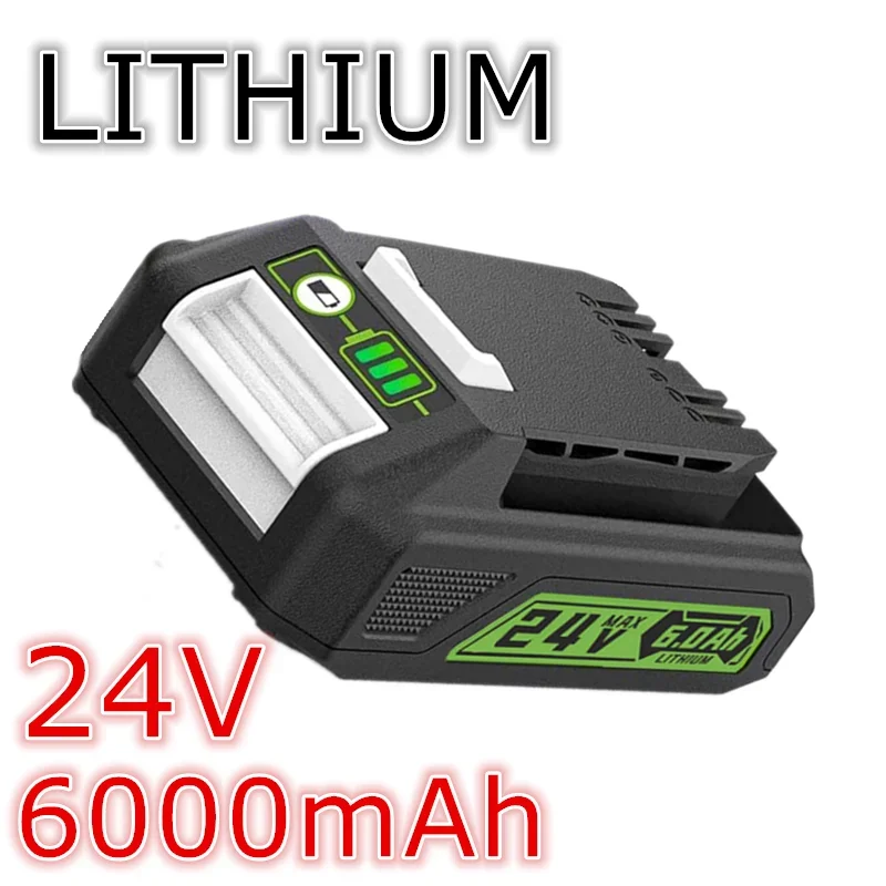 

Ersatz Greenworks 24V 6,0Ah rechargeable Batterie BAG708,29842 Lithium-Batterie Kompatibel Mit 24V Greenworks Batterie Werkzeuge