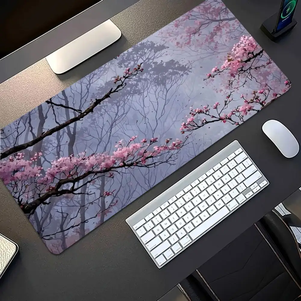 Tapis de bureau étendu motif f - Desk Setup Pc And Laptop avis et prix