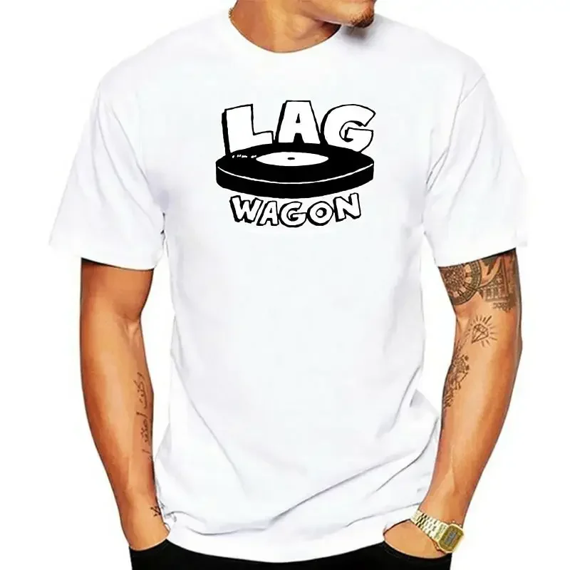 Camiseta gráfica Lagwagon masculina, Camiseta extragrande, Roupa de Harajuku, Streetwear vermelho grande, Camiseta nova, Verão, X, 2024