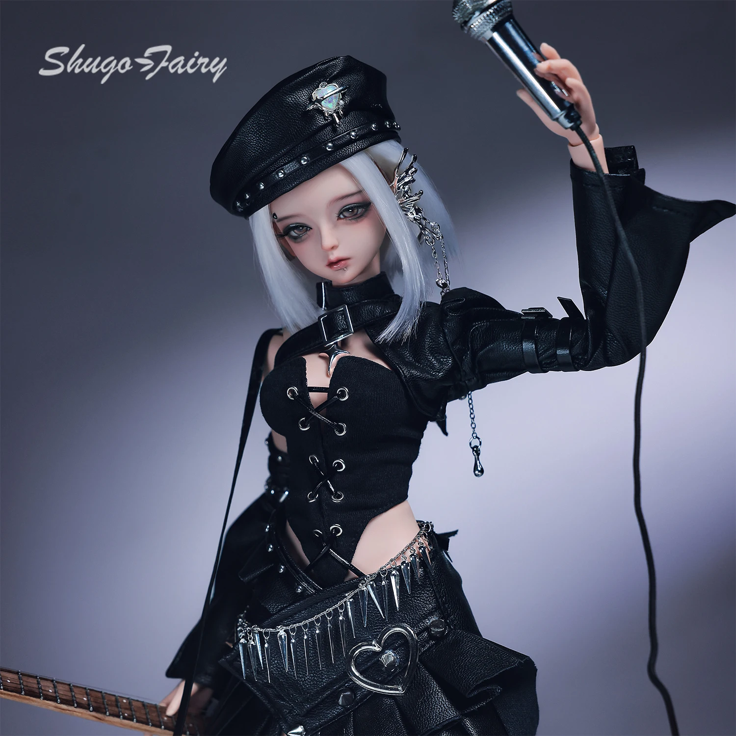 BJD Doll 1/4 Camilla A FullSet Band Punk Rock Guitarist Anime
