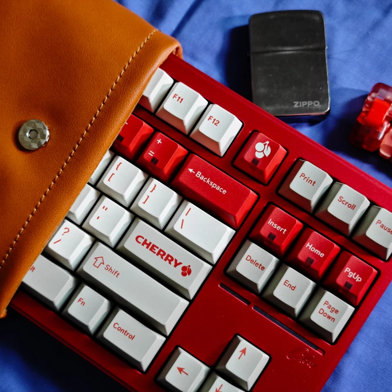 Imagem -03 - Gmk-teclado Mecânico de Alerta Vermelho Pbt Cinco Lados Sublimação Térmica Cherry Profil Acessórios para pc Computador