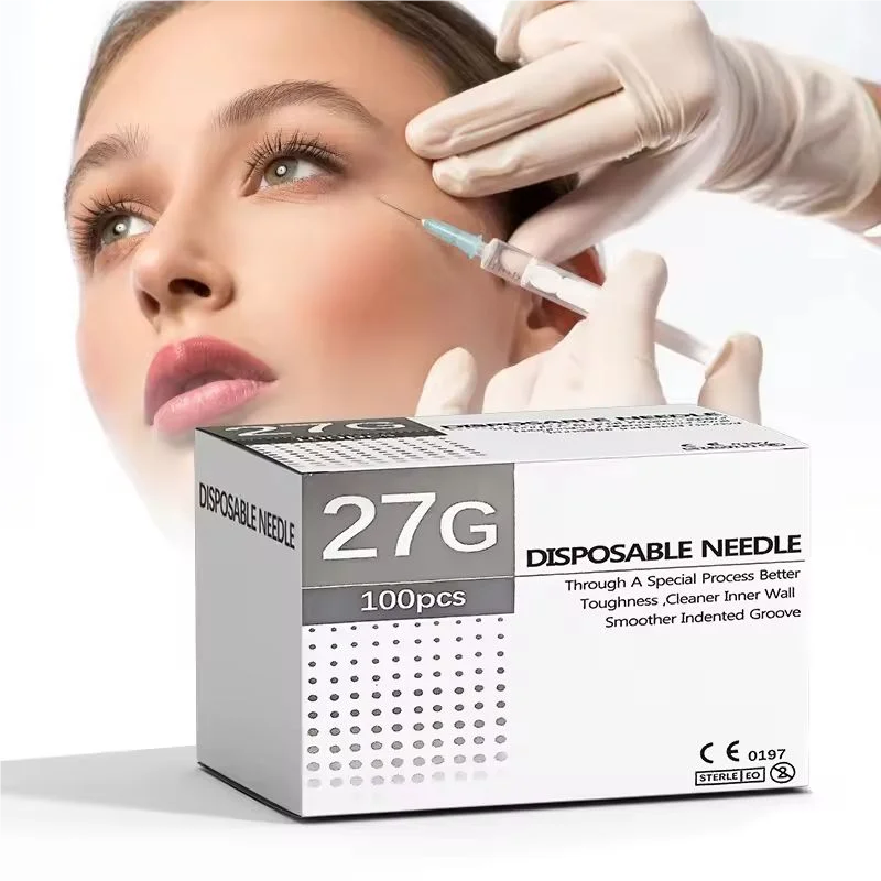 

Disposable Sterile Ultra-Fine Injection Needles for Painless Aesthetic Eyelid Procedures
