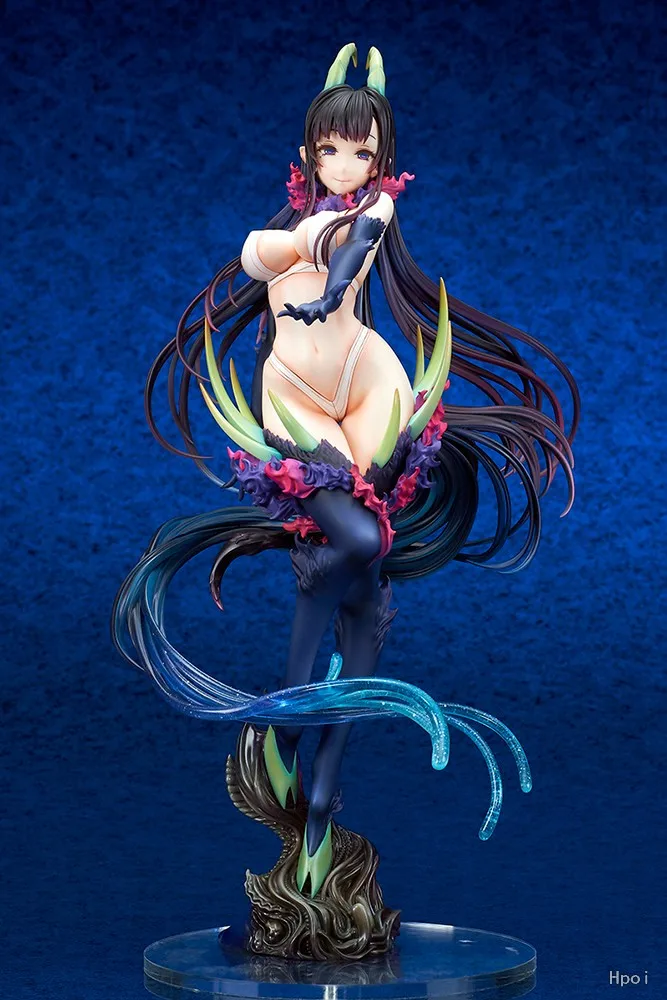 100% Original: Demon sister Chiya Standing posture 29cm PVC Action Figure Anime Figure Model Toys Figure Collection Doll Gift