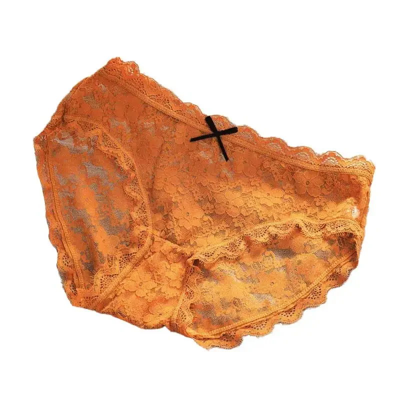 ملابس داخلية نسائية حرير جليدي كامل من القطن الخالص مضاد للبكتيريا يسمح بمرور الهواء بخصر منخفض للفتيات اليابانيات الصغيرات دانتيل صيفي Ultra T