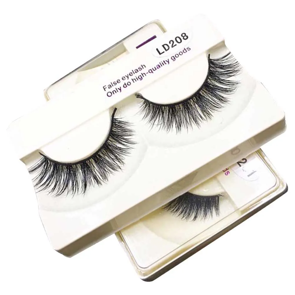 

High-end False Eyelashes Fake Makeup Natural Original Korean Ive Long Thick Dense