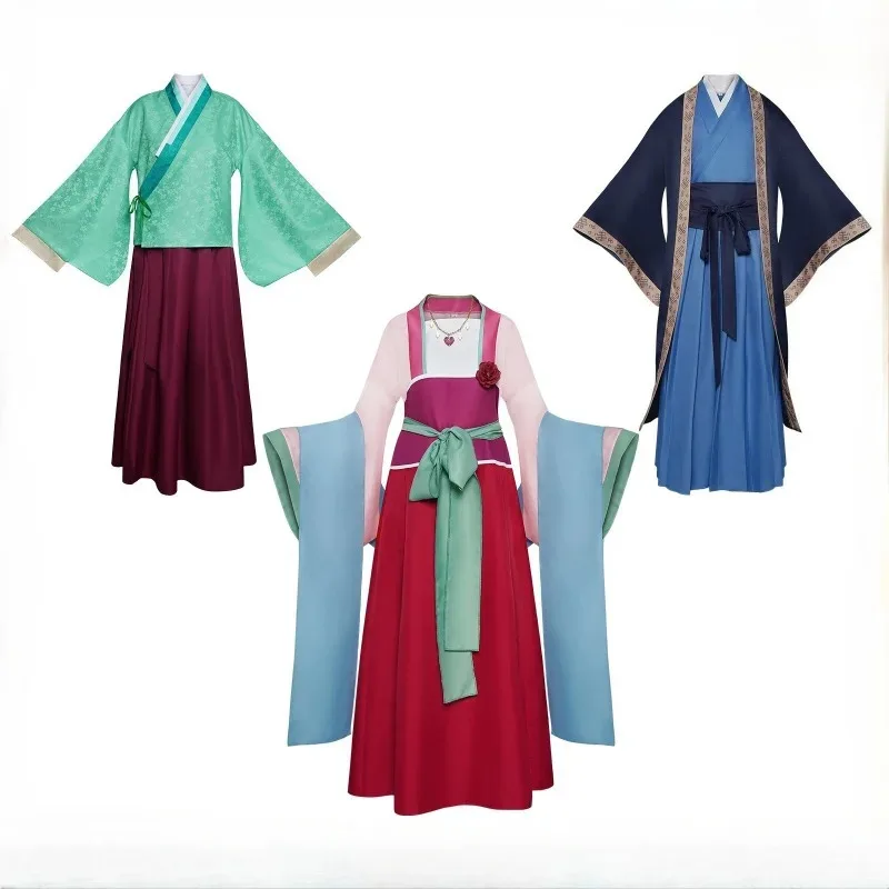 

Maomao Cosplay Costume Wig Anime The Apothecary Diaries Dress Skirt Green Top Kusuriya No Hitorigoto Halloween for Women5;c,8'z,