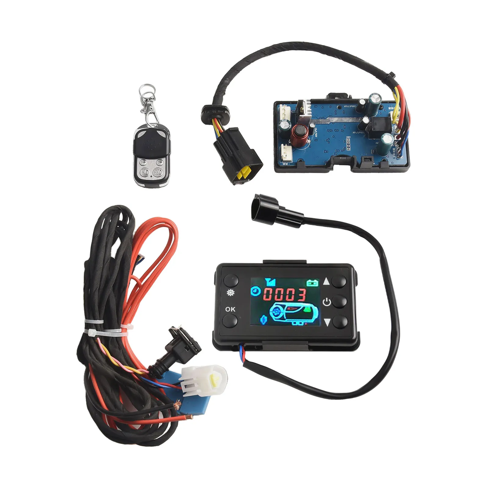 Heating Control Options 0.15*0.09*0.11 m for Diesel Air Heater Timing Start Stop 2kW 5kW Power Manual Fuel Filling