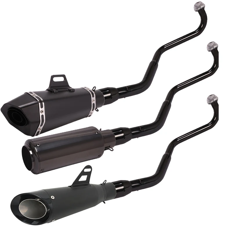 Motorcycle Exhaust Escape Full System Modify With Muffler Removable DB Killer Slip On For Honda GROM MSX125 MSX 125 2013 - 2021