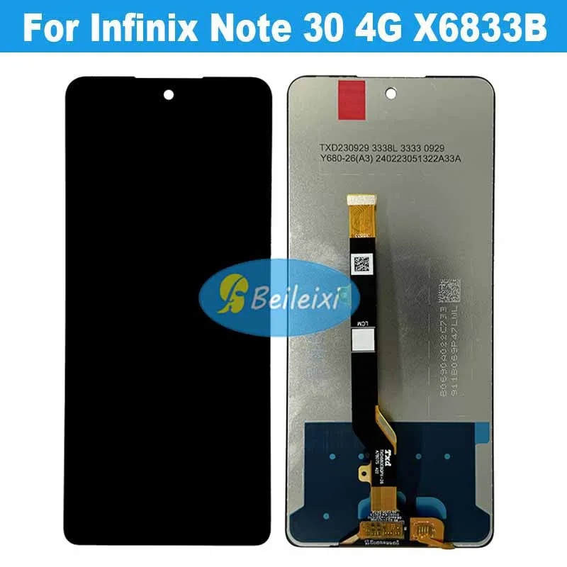 For Infinix Note 30 4G X6833B LCD Display Touch Screen Digitizer Assembly Replacement Parts