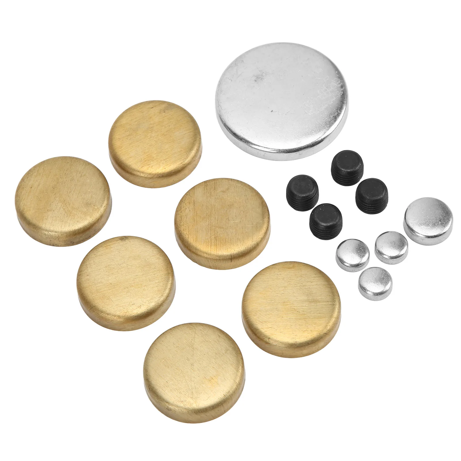 Brass Freeze Plug Kit MPE‑108BR Replacement for Ford Small Block 255ci 260ci 289ci 302ci 351ci