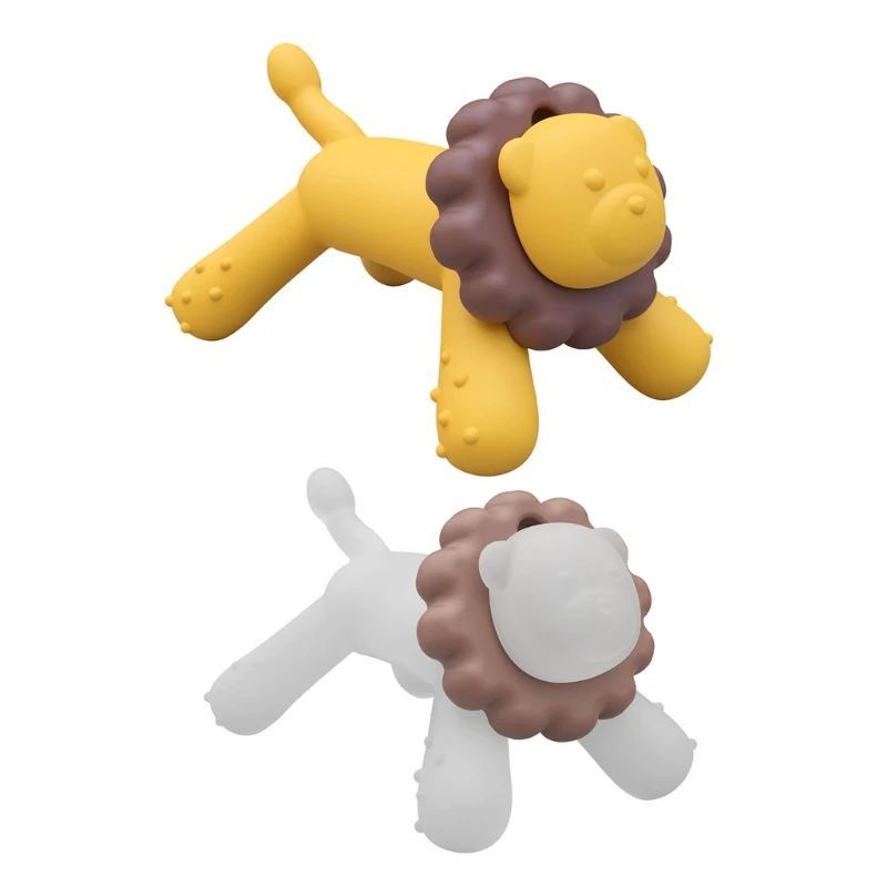 

Gum Massager Silicone Teether Soothing Teether Educational Sensory Toy for Baby