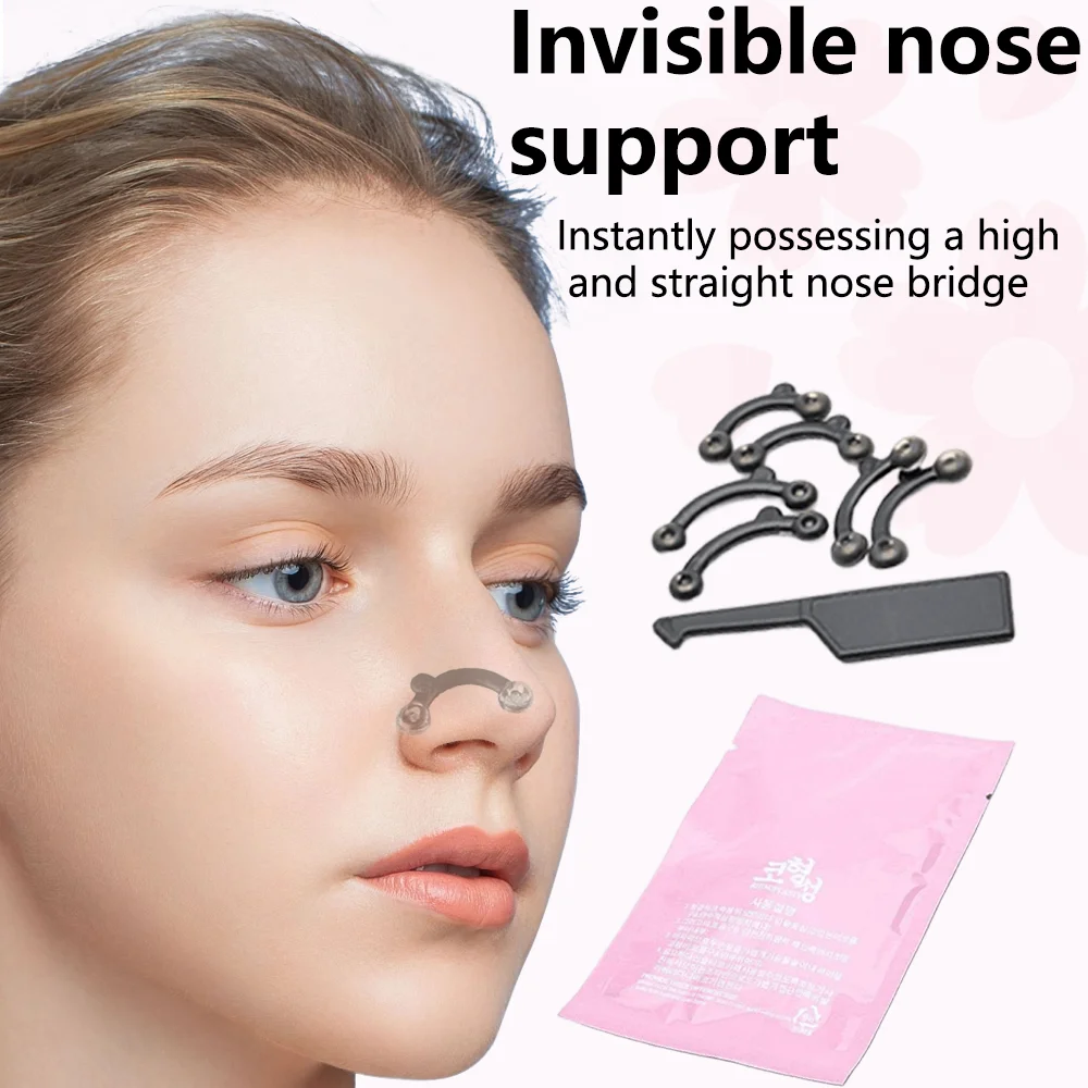 Rehausseur de hauteur de pont nasal invisible, beau correcteur de nez, lisseur de nez, soutien de la