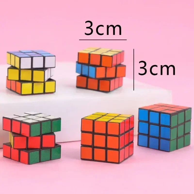 3x3 Magic Cube Speed Puzzle Cube Game with Keychain Antistress Montessori Educational Toy for Children Boy Fidget Toy Funny Gift