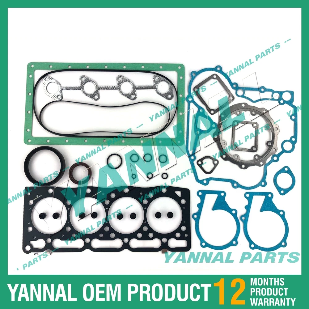 New Engine Full Gasket Kit For Kubota V1505 16285-99352 with Head Gasket 16394-03310