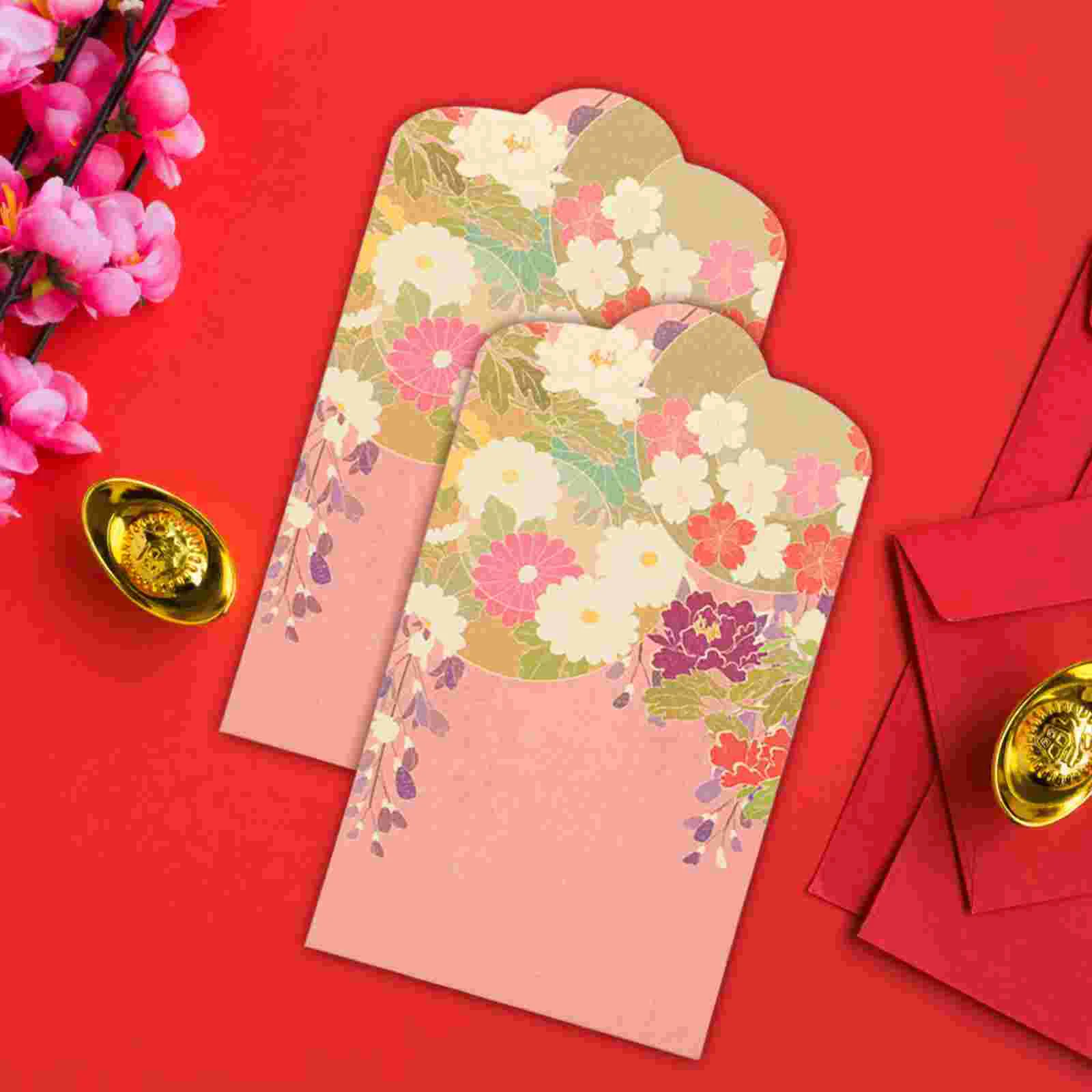 

30 Pcs Japanese Style Small Red Envelope Creative Envelopes Celebration Money Bag Wedding Festival Present Paper