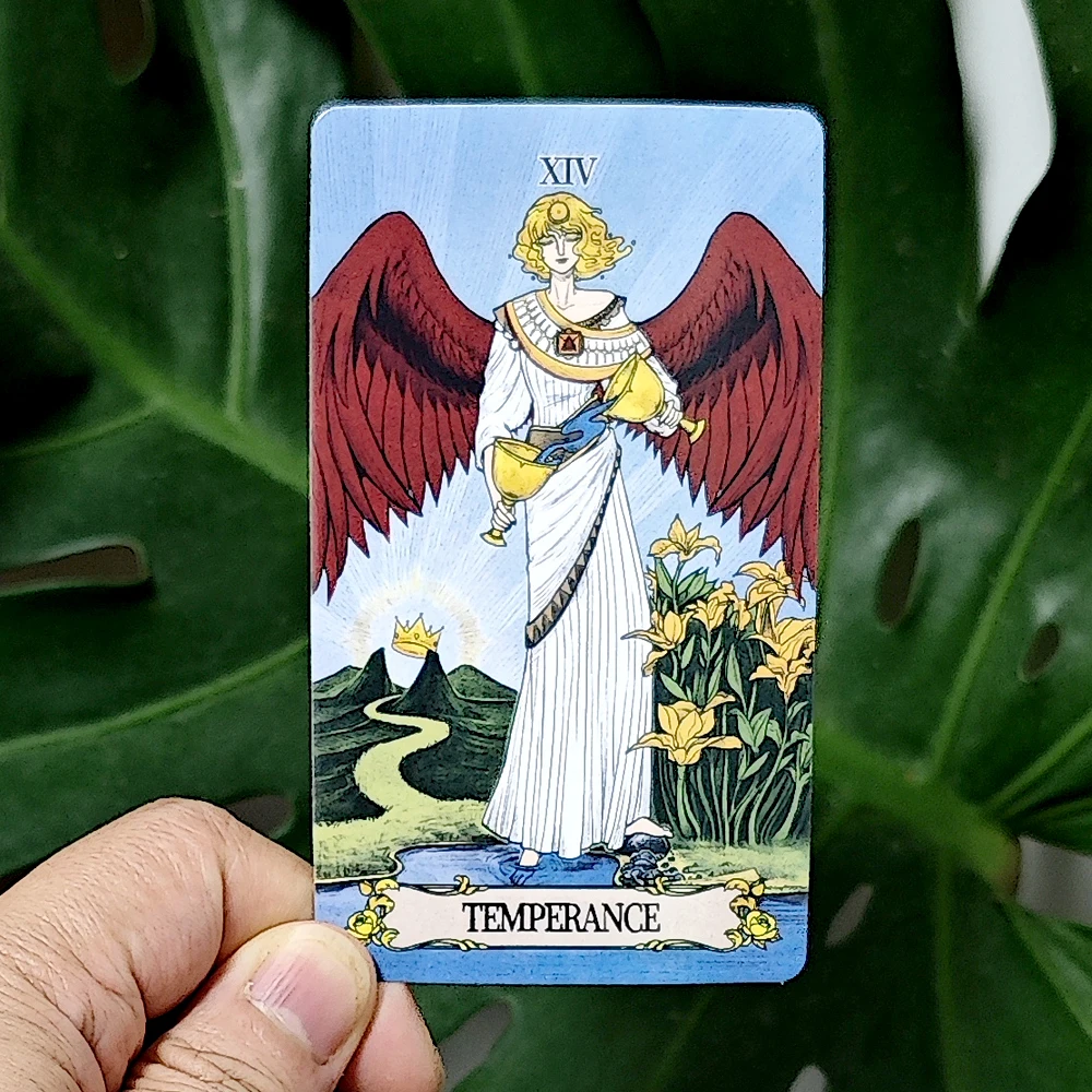 78 Pcs Colorful Tarot Cards Based on Rider Waite System Secret Mirror Tarot Deck 10.3*6cm