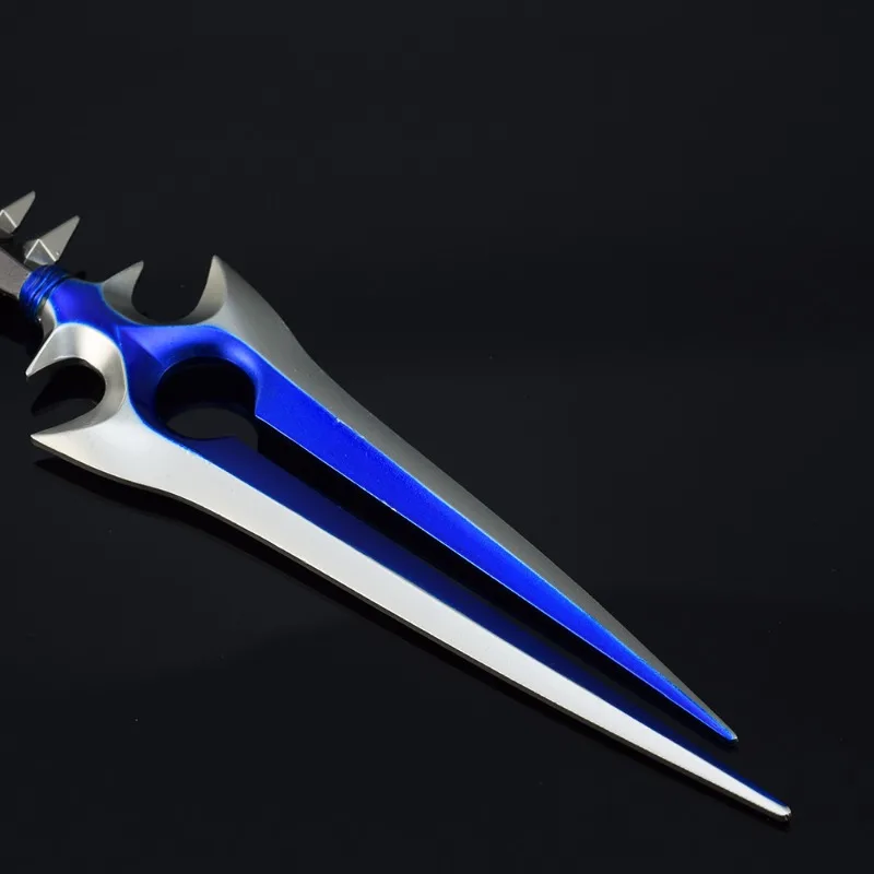 22cm World of Warcraft arma Thunderfury Blade of The Windseeker Anime Game Metal Katana Samurai Sword Toy Collection
