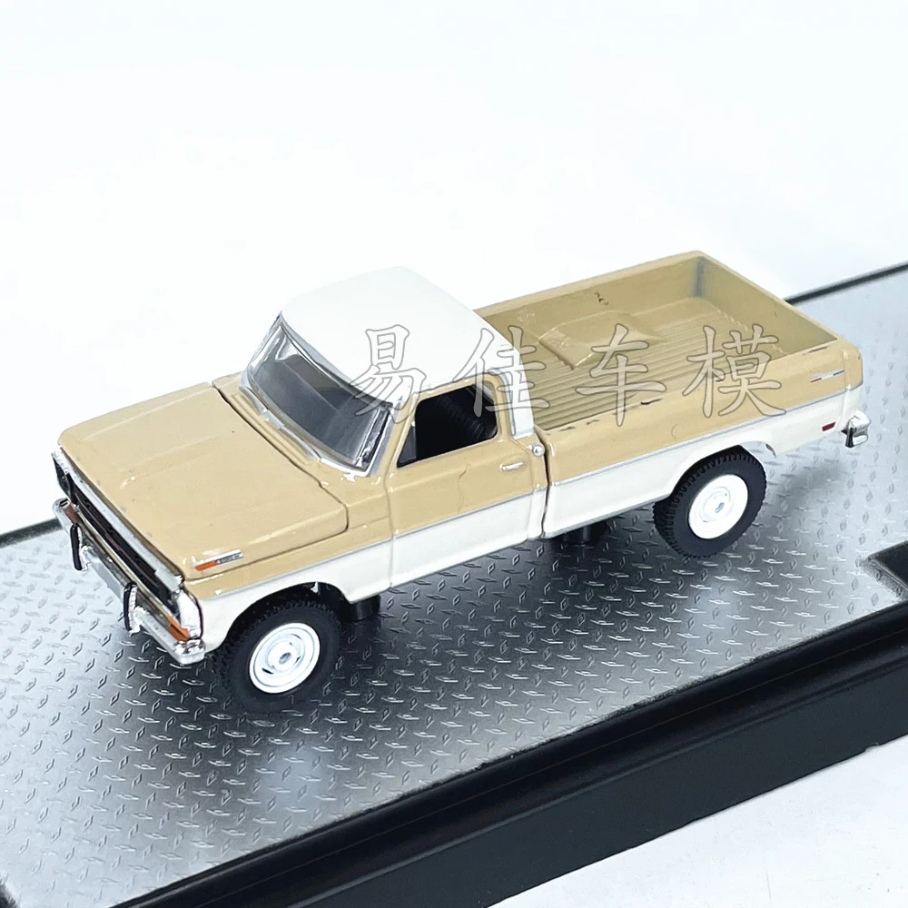 M2 Machines 1/64 1969 Ford F-100 Ranger Truck 1966 Ford Mustang GT 390 R65 Die-cast Alloy Car Model Collection Gift