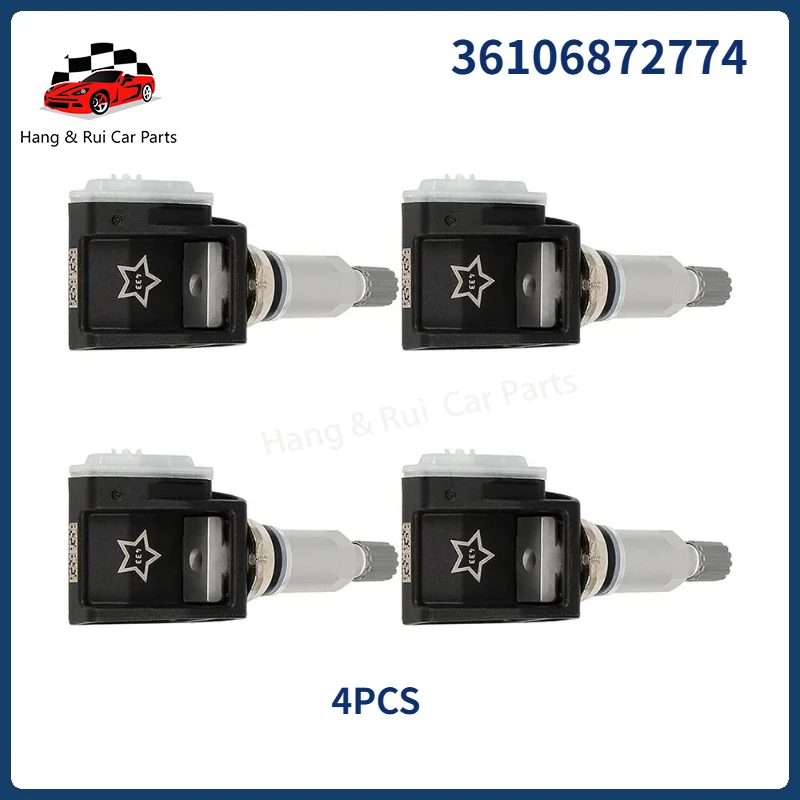 

36106872774 4 шт. Датчик давления в шинах TPMS 433 МГц OEM 36106872774 6887140-01 Для BMW G30 G31 G38 F90 G32 G11 G12 G01 G02 G05