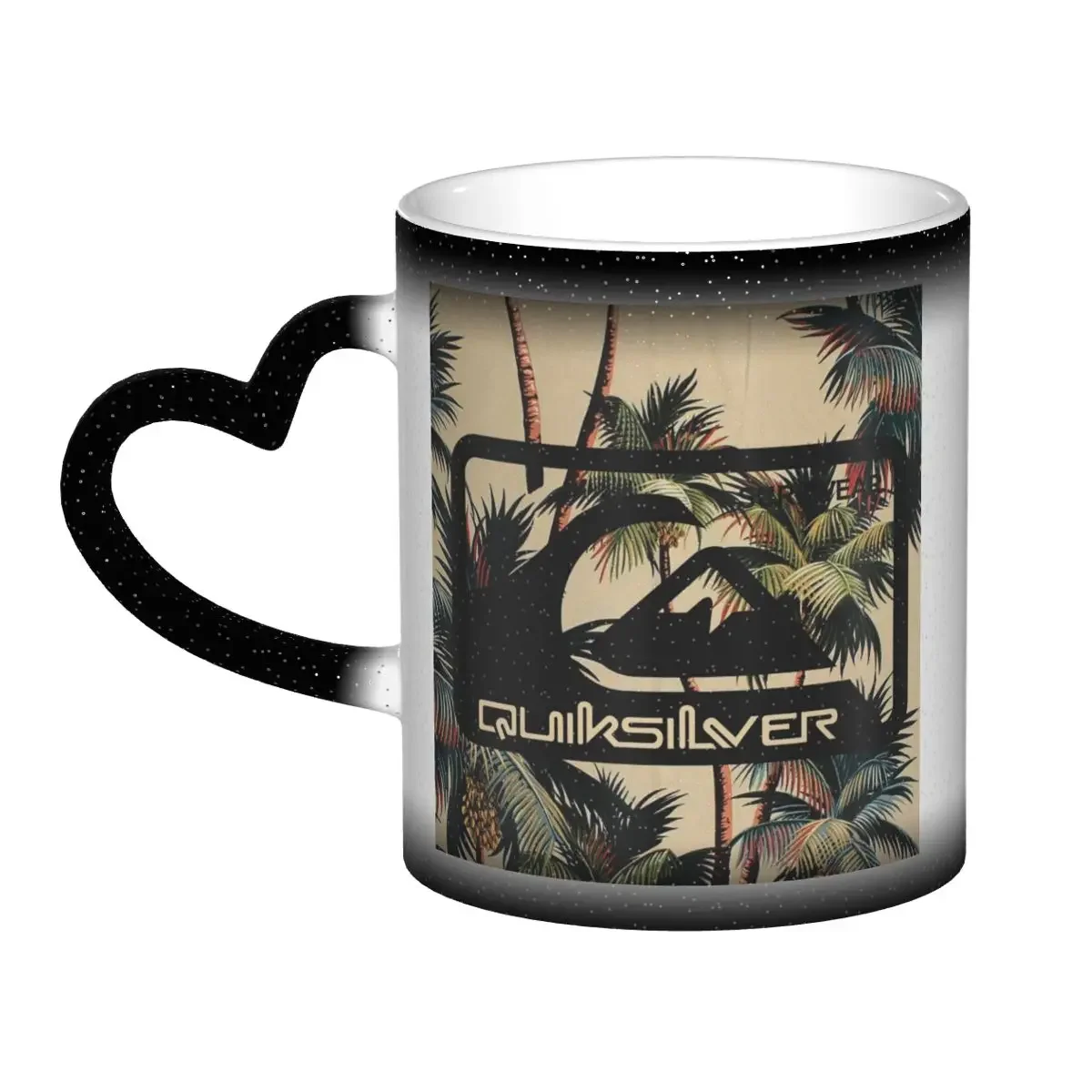 Quiksilver Surfwear - Taza Unisex Divertida de Cerámica para Café, Té, Leche, Regalo para Amigos