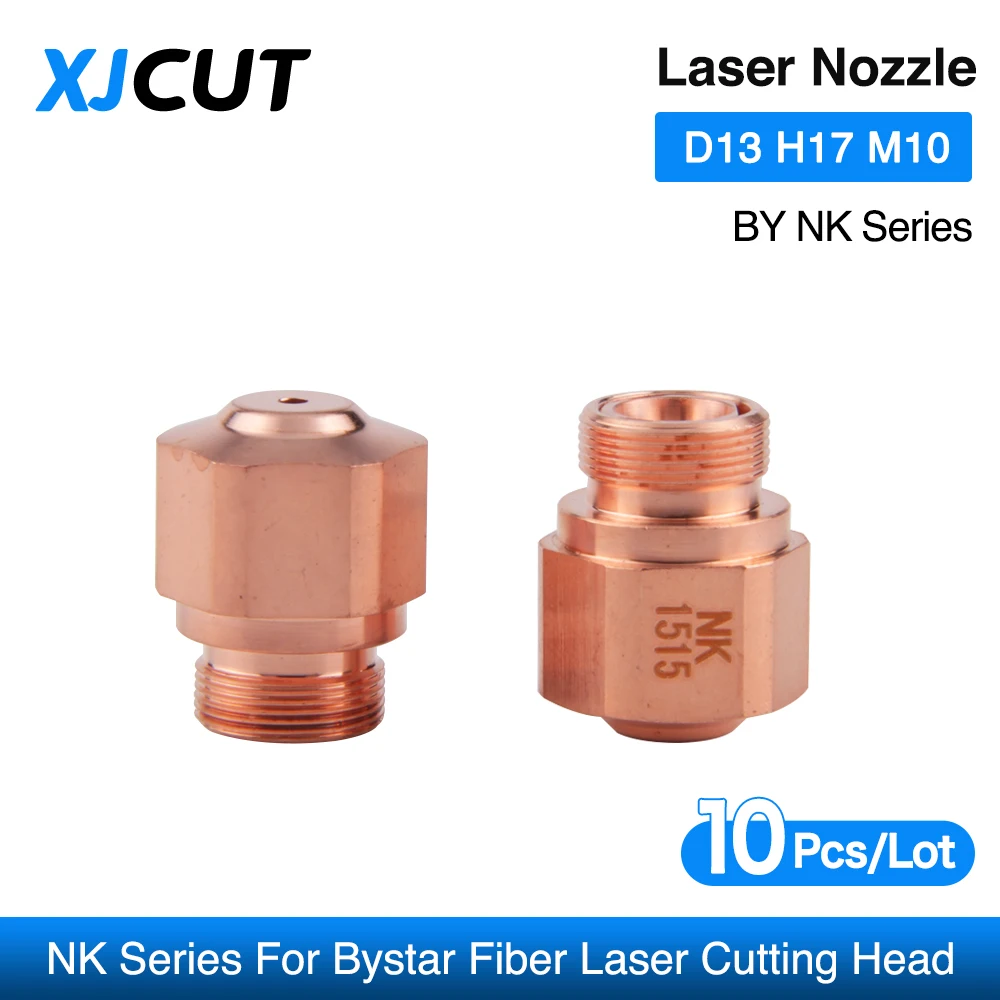 

XJCUT 10Pcs/Lot BY NK Series Nozzles D13 H17 M10 Double Layer 3-16058 3-16060 For By Fiber Laser Cutting Machine Wholesale