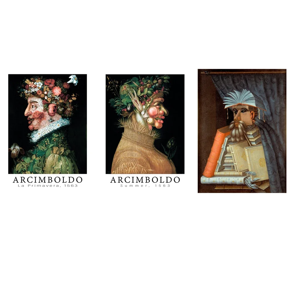 Giuseppe Arcimboldo Summer Prints, Famous Italian Renaissance Painter, Allegorical Painting of Spring, Four Seasons Poster