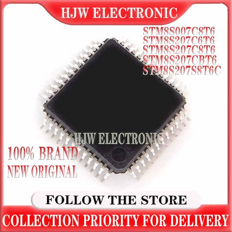 NEW Original STM8S007C8T6 STM8S207C6T6 STM8S207C8T6 STM8S207CBT6 STM8S207S8T6C STM8S007 STM8S207 STM8S STM IC (MCU/MPU/SOC) Chip