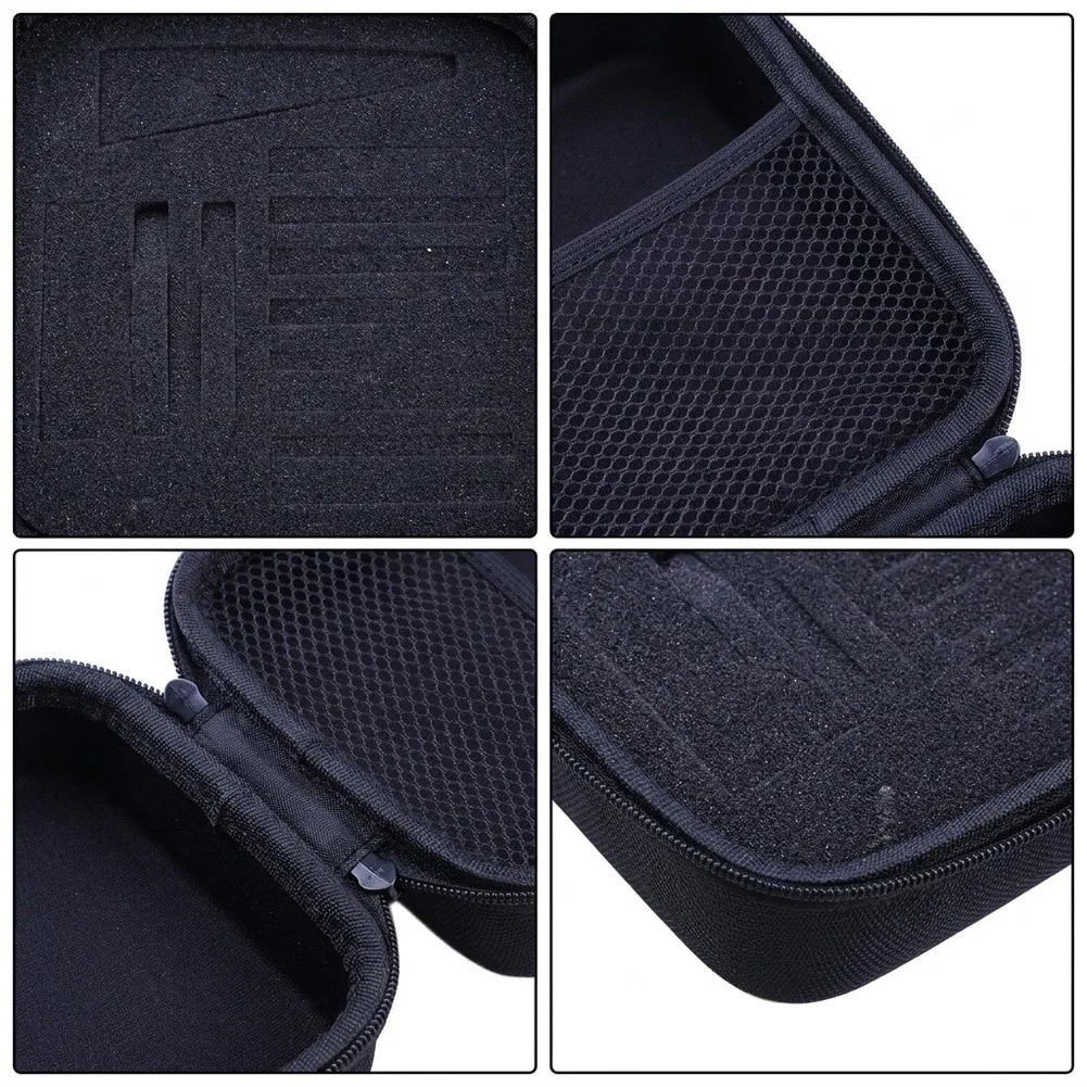 Compact Filter Carrying Case for Photographers - 18 18 10.5cm Portable Filter Storage Bag with Organized Layout