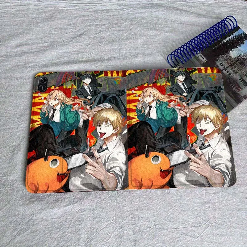 

Chainsaw Man Illustration For MediaPad MatePad Air SE Pro M6 M5 M2 T10s T5 10 11 12.6 11.5 12 X 10.8 Inch 10.1 Tablet Case