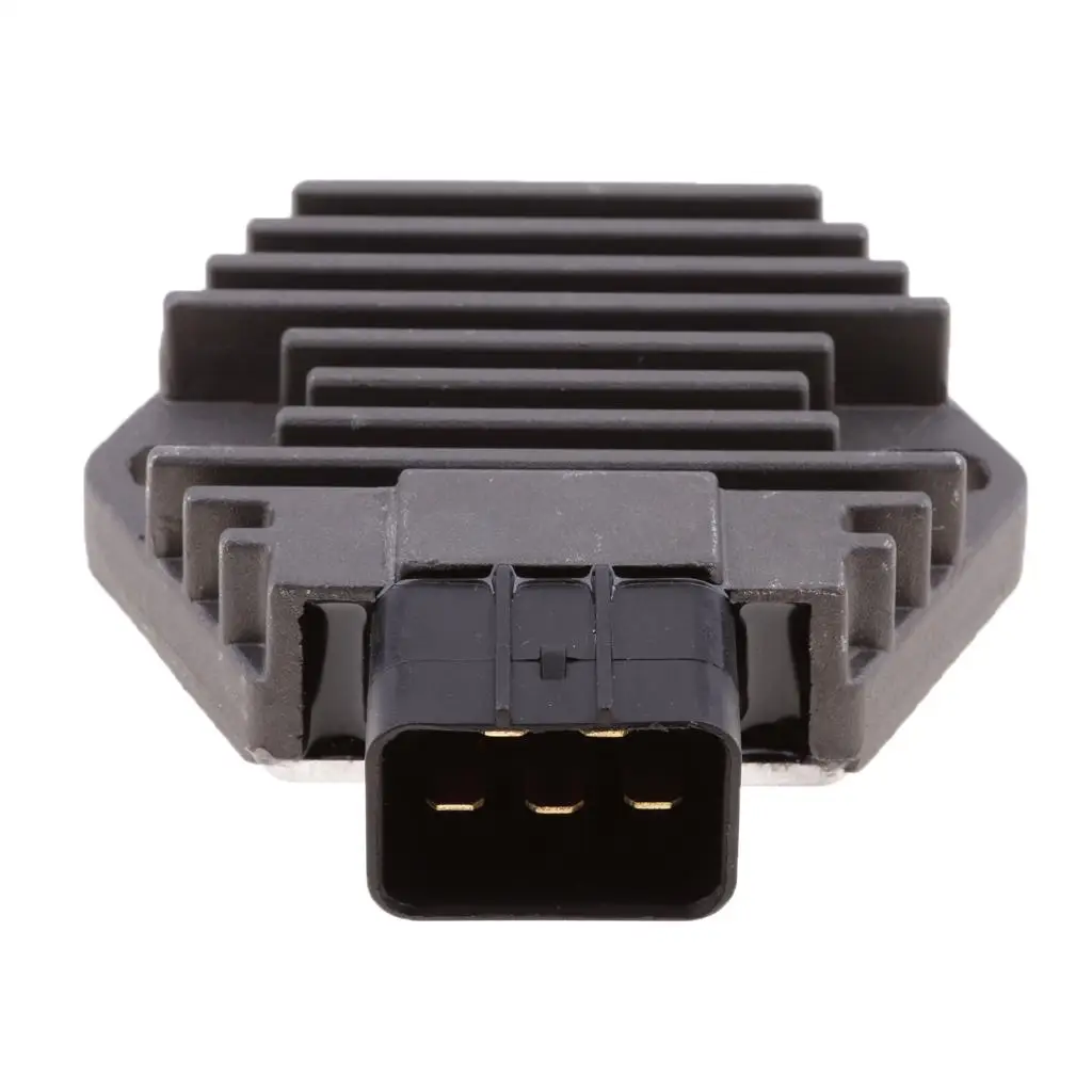 12V Motorcycle Rectifier Regulator Black Aluminum Replacement for Honda ATV TRX450ES 4X4 1998-2001 Stable Output