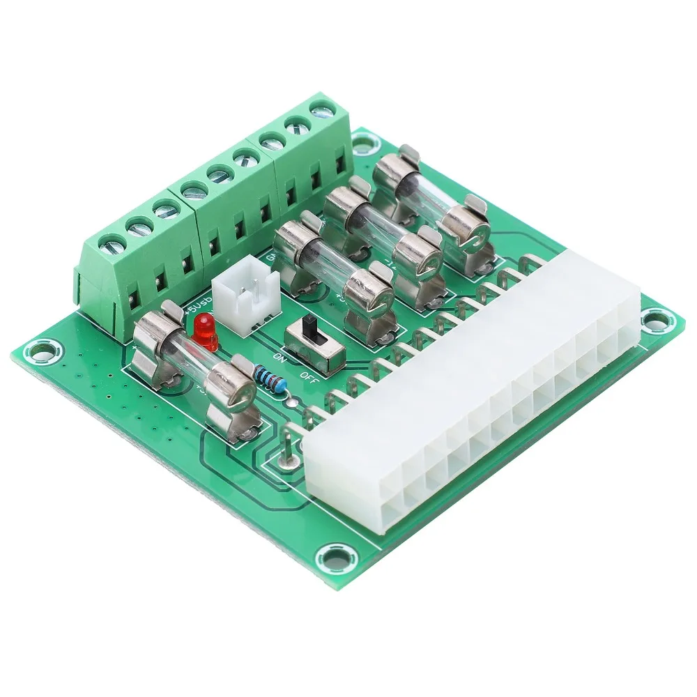 ZJ-012 ATX Power Board +3.3V +5V -12V +12V +5Vsb Output Wide Application Computer Power Board ATX20PIN or 24PIN