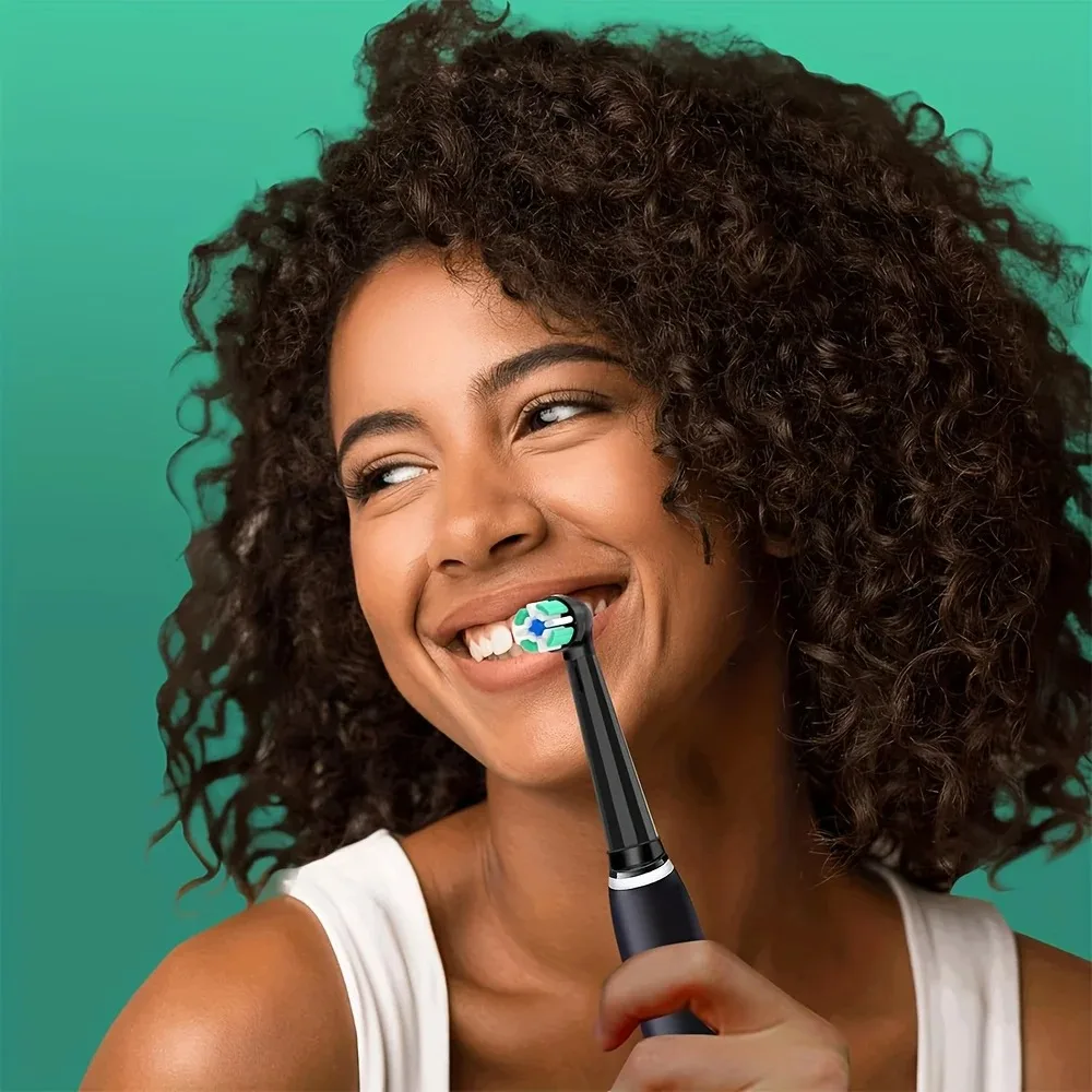 Ersatz-Bürstenköpfe für elektrische Zahnbürsten, kompatibel mit Oral-B IO, für Oral B IO 10. | 6 | 7 | 9 | 8 | 5 | 4 | 3er-Zahnbürstenreihe – Detail 6
