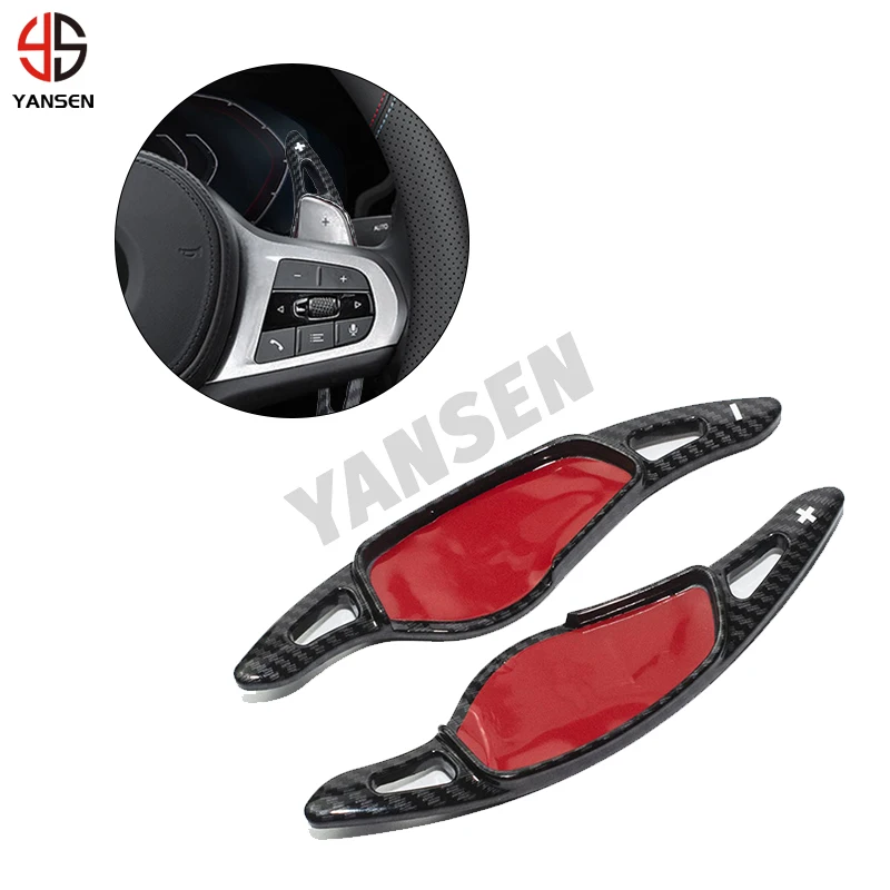 

Shift Paddle For BMW 5 7 Series X3 X4 X5 M5 Z4 2018-2019 Carbon Fiber Paddle Shifter Steering Wheel Extension DSG Accessories