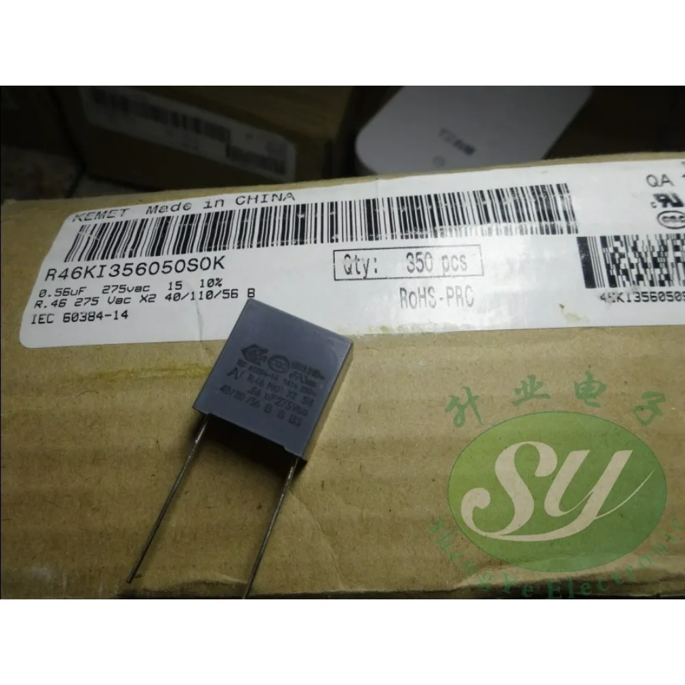 

10PCS AV R46 0.56uf/275VAC 560nf u56 564 Brand New 15mm Film Capacitor