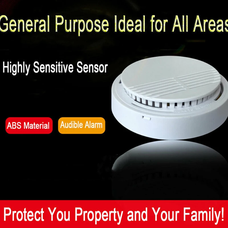 C5 Smoke Detector Fire Sentry Alarm Home Fire Safety Battery Operated Fire Alarm Life Safety Early Warning accessories appliance