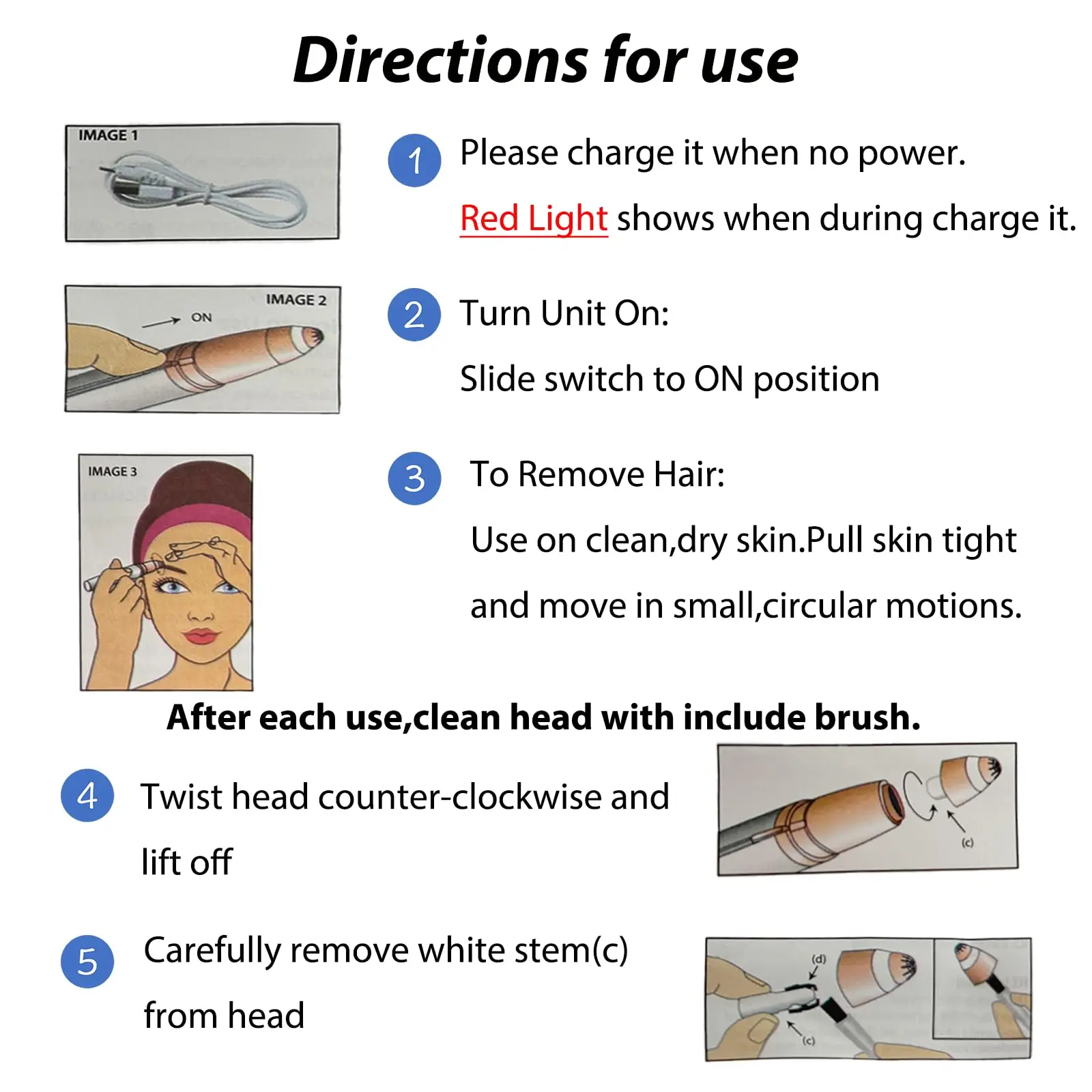 Rasoir de sourcils électrique épilateur de sourcils indolore pour les femmes maquillage Mini rasoirs Portable épilation du visage rasoir