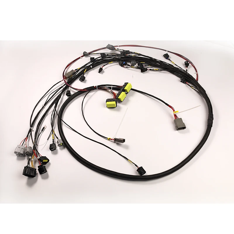 Arnés de cableado de alto rendimiento del motor 2jz 2jzge 2jzgte 2jz Gte para AEM Haltech Fueltech Link Ecu