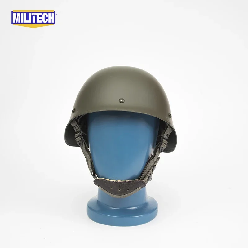 Militech Олива Drab OD зеленый Французский F1 модель 1978 версия стальной парашютный шлем Высокое качество Repro коллекция шлем
