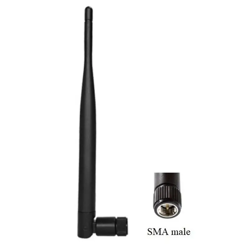 

7.0dbi high gain flexible 3g 4G LTE rubber stubby aerial SMA male elbow lte 4g antenna