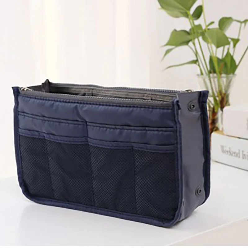 Cosmetic Storage Bag for Women Large Capacity Portable Insert Organizer Multifunctional Makeup Toiletries Classification Bag