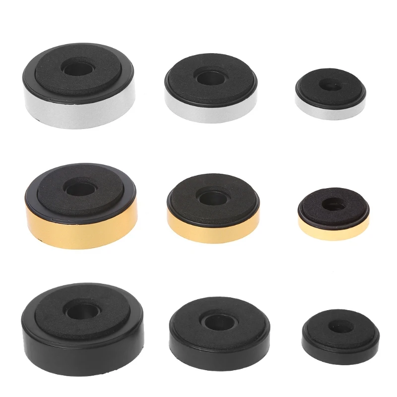 12Pcs Shock Absorption Damping for audio Stereo Speakers Amplifier Feet Pad O02 20 Dropshipping