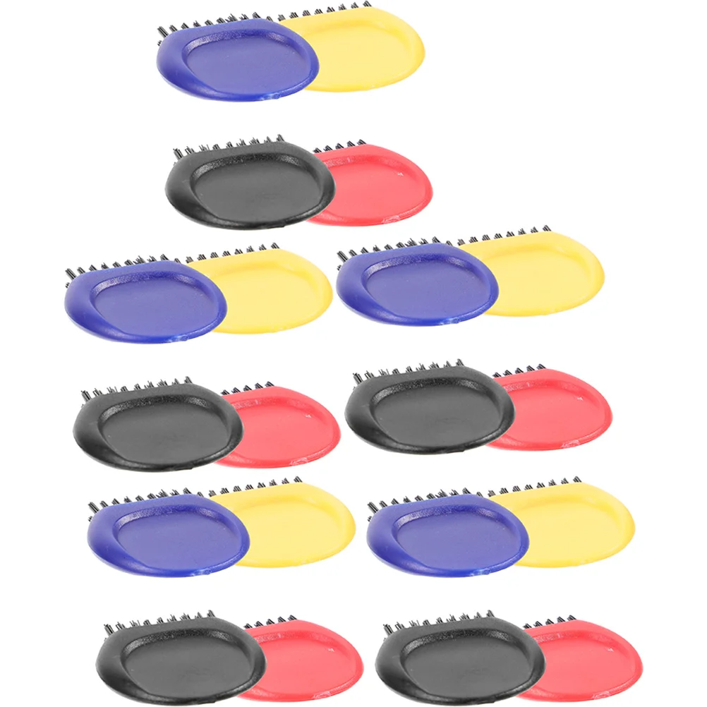 4pcs Golf Brush Mini Golfs Brush Cleaner Cleaner Accessories Plastic Gadgets Golfs Base Reusable Outdoor Practice