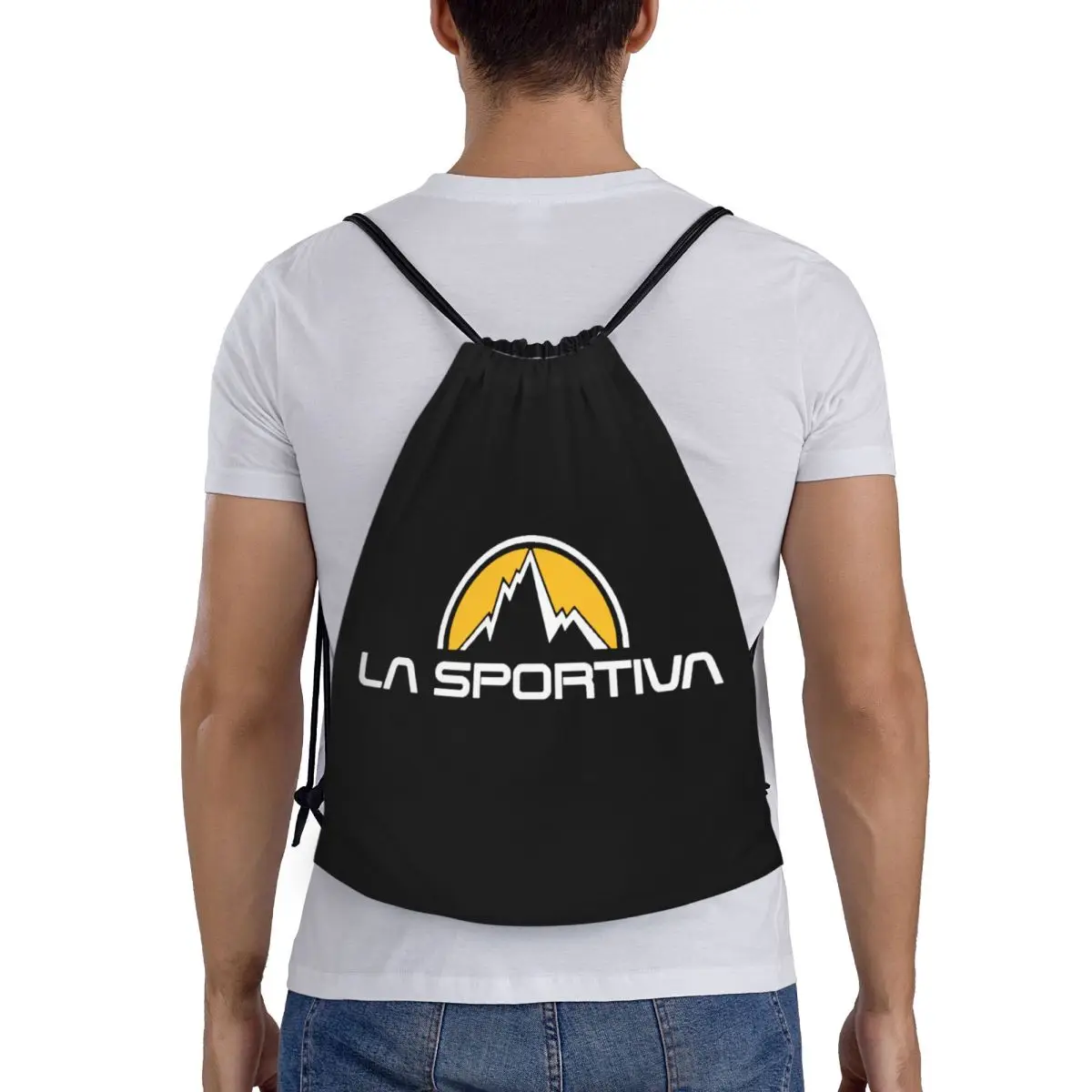 La sportiva Kordel zug Rucksack Sport Sporttasche String Sackpack zum Wandern