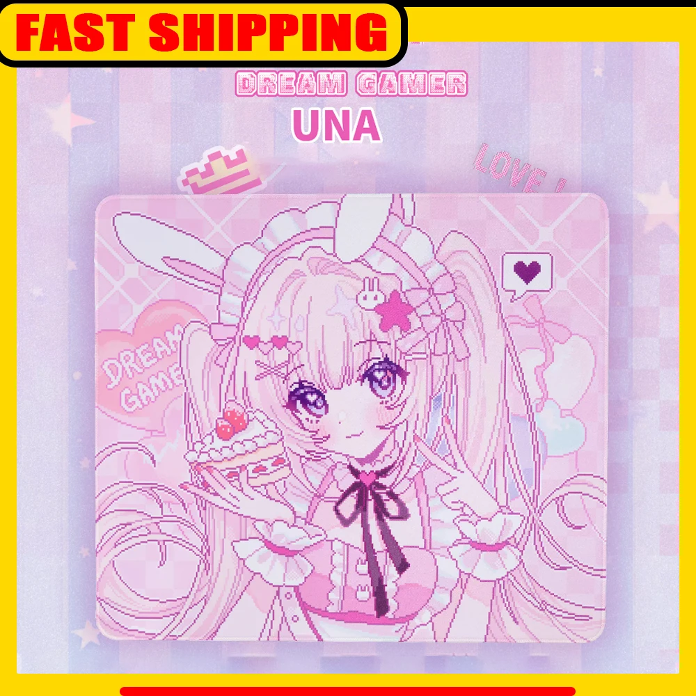 

Dream GAMER Una-V3-Luv Mousepad FPS Neutral Control Mouse Pad Moistureproof Rubber Primer Soft For CSGO Valorant Pc Accessories