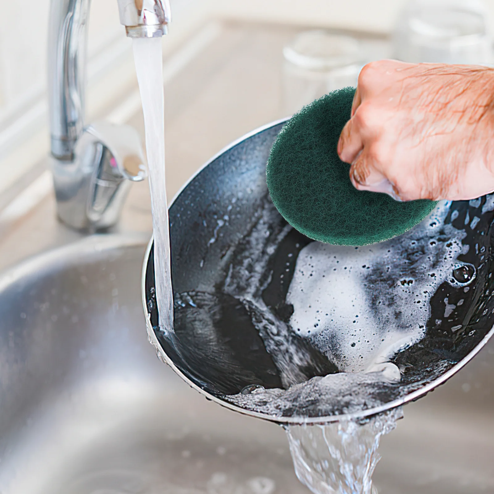 

Scouring Glass Polishing Buffing Scrubber Multi-Use Cleaning Pads For Kitchen Household Drill Buffer Pads