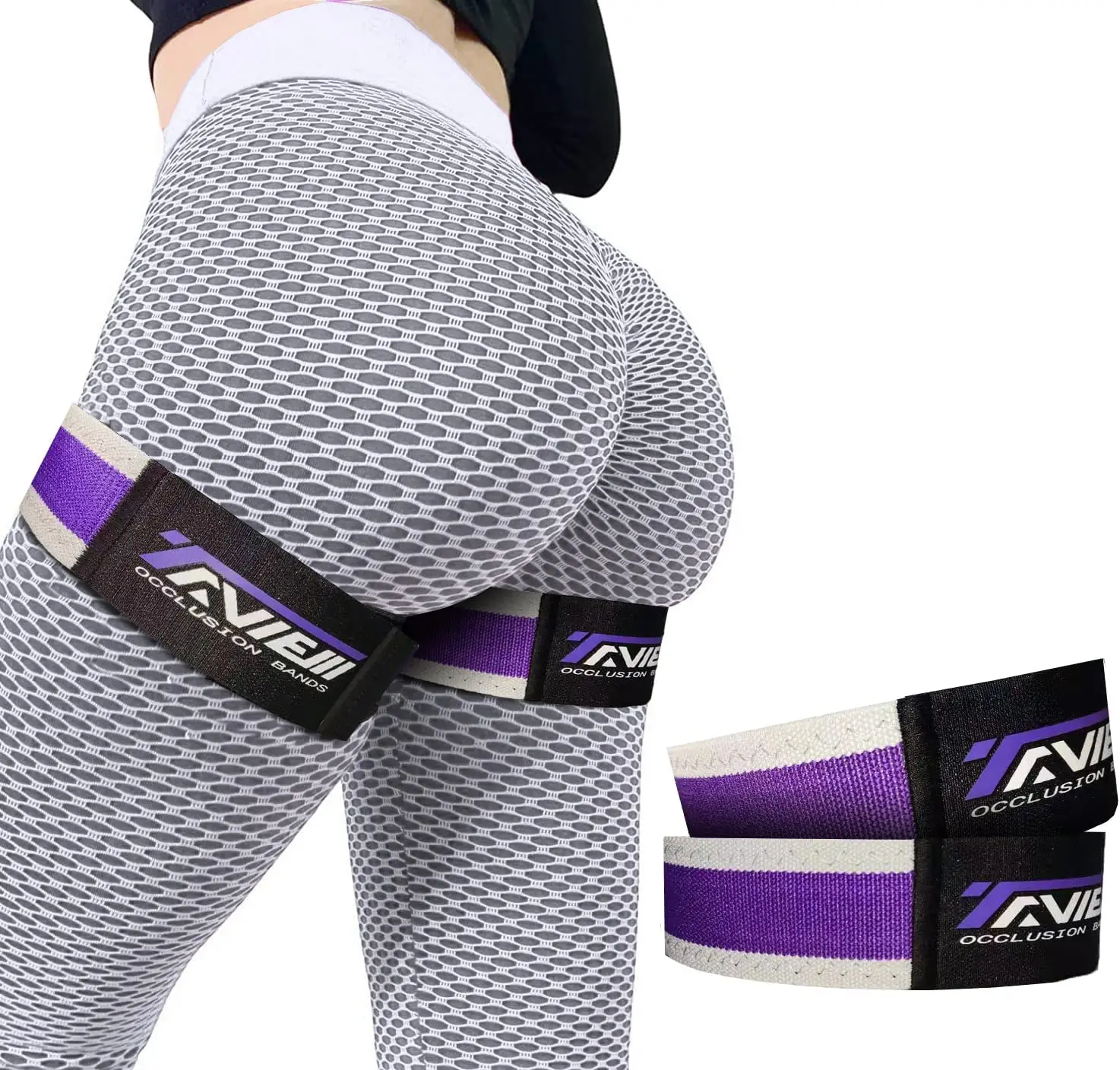 Bfr Occlusie Bands Voor Vrouwen Glutes Hip Fitness Bloedstroom Beperking Booty Weerstand Bands Gym Riemen Voor Butt Squat Dij